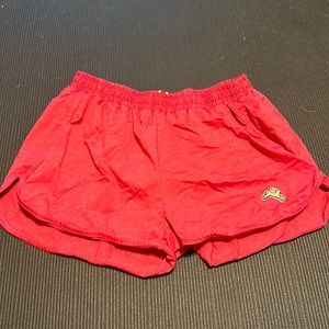 Tracksmith session shorts red size small